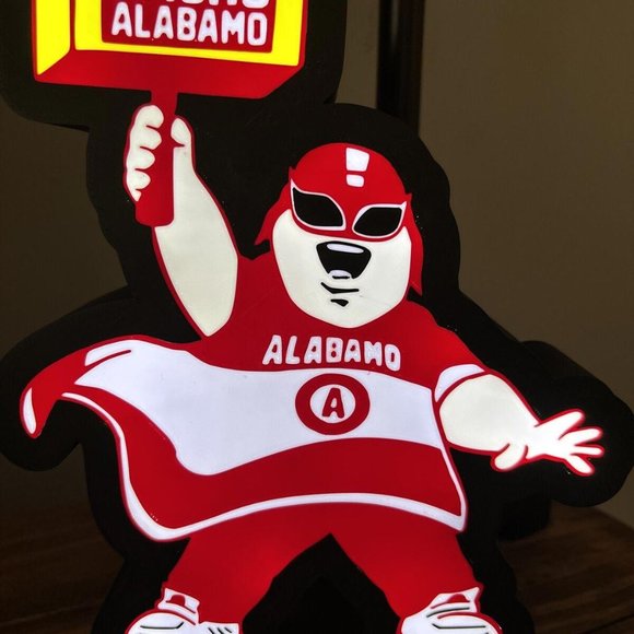 Nacho Alabamo Alabama Icon 3D Lightbox With Battery Pack & Remote. 8 Function. - Picture 1 of 5